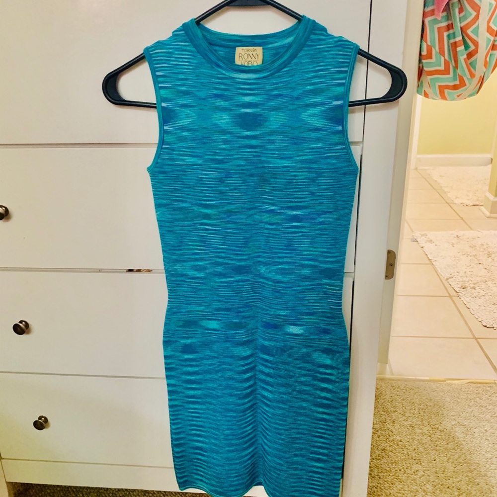 Torn by Ronny Kobo Bodycon sleeveless mini dress